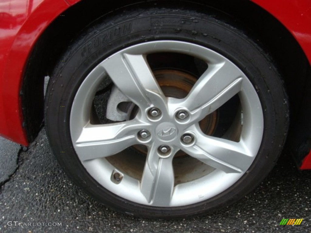 2012 Hyundai Veloster Standard Veloster Model Wheel Photos