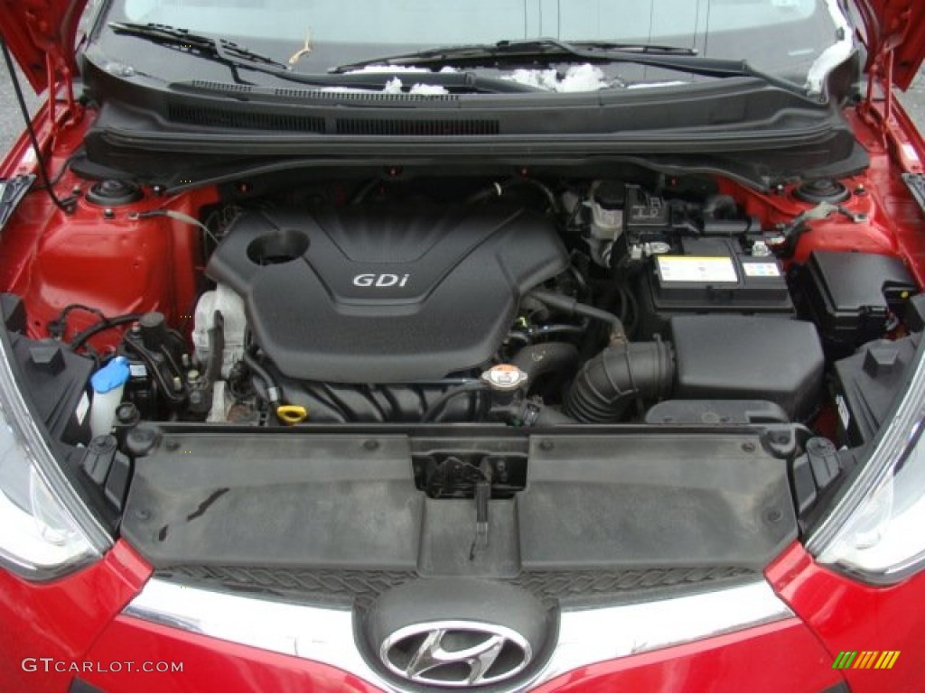 2012 Hyundai Veloster Standard Veloster Model 1.6 Liter GDI DOHC 16-Valve Dual-CVVT 4 Cylinder Engine Photo #90078432