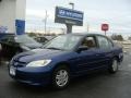 Fiji Blue Pearl 2005 Honda Civic Value Package Sedan