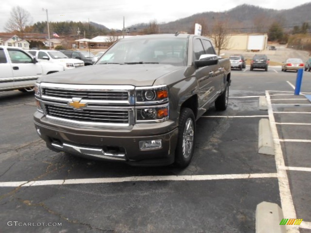 2014 Silverado 1500 High Country Crew Cab 4x4 - Brownstone Metallic / High Country Saddle photo #1