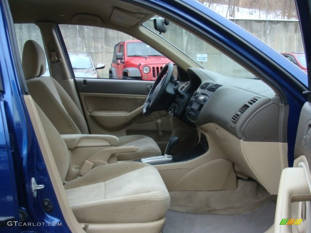 2005 Honda Civic Value Package Sedan Front Seat Photo #90078913