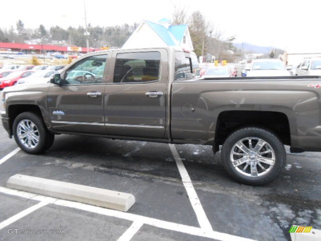 2014 Silverado 1500 High Country Crew Cab 4x4 - Brownstone Metallic / High Country Saddle photo #12