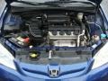 1.7L SOHC 16V VTEC 4 Cylinder 2005 Honda Civic Value Package Sedan Engine