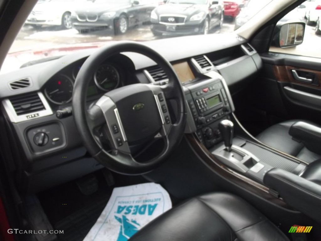 2008 Range Rover Sport HSE - Rimini Red Metallic / Ebony Black photo #8