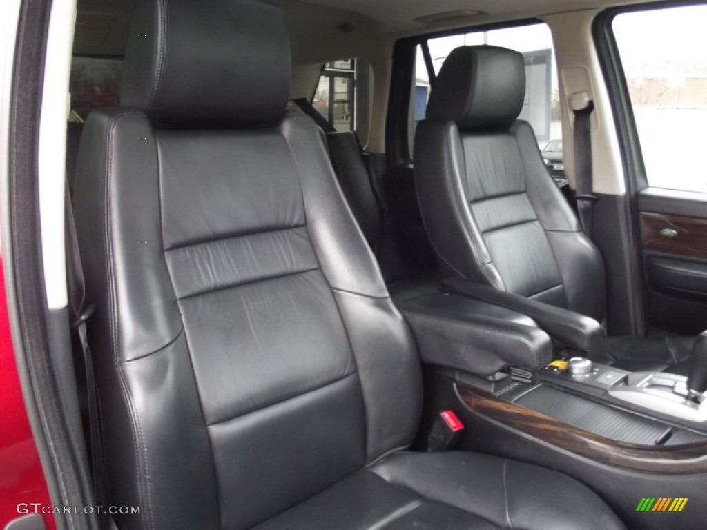 2008 Range Rover Sport HSE - Rimini Red Metallic / Ebony Black photo #16
