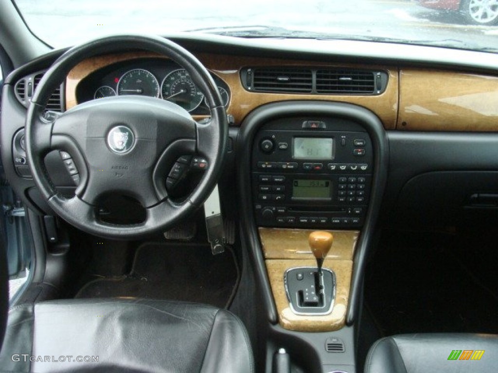2002 Jaguar X-Type 3.0 Charcoal Dashboard Photo #90079269