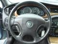 2002 Jaguar X-Type Charcoal Interior Steering Wheel Photo