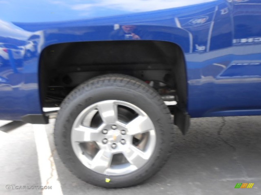 2014 Silverado 1500 LTZ Z71 Double Cab 4x4 - Blue Topaz Metallic / Jet Black/Dark Ash photo #6