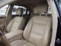 2010 Mercedes-Benz S Cashmere/Savanna Interior Front Seat Photo