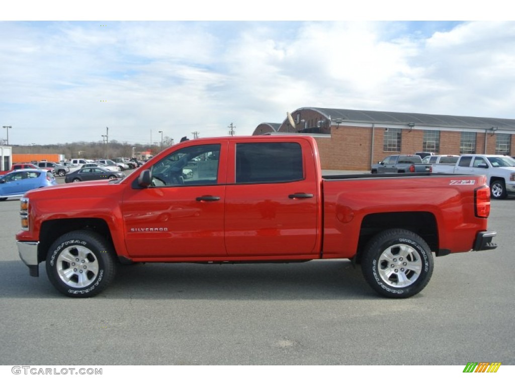 2014 Silverado 1500 LT Z71 Crew Cab 4x4 - Victory Red / Jet Black photo #3