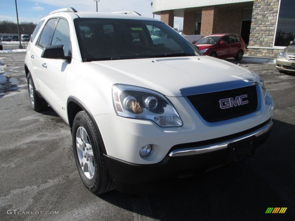 Summit White 2010 GMC Acadia SLE Exterior Photo #90080304