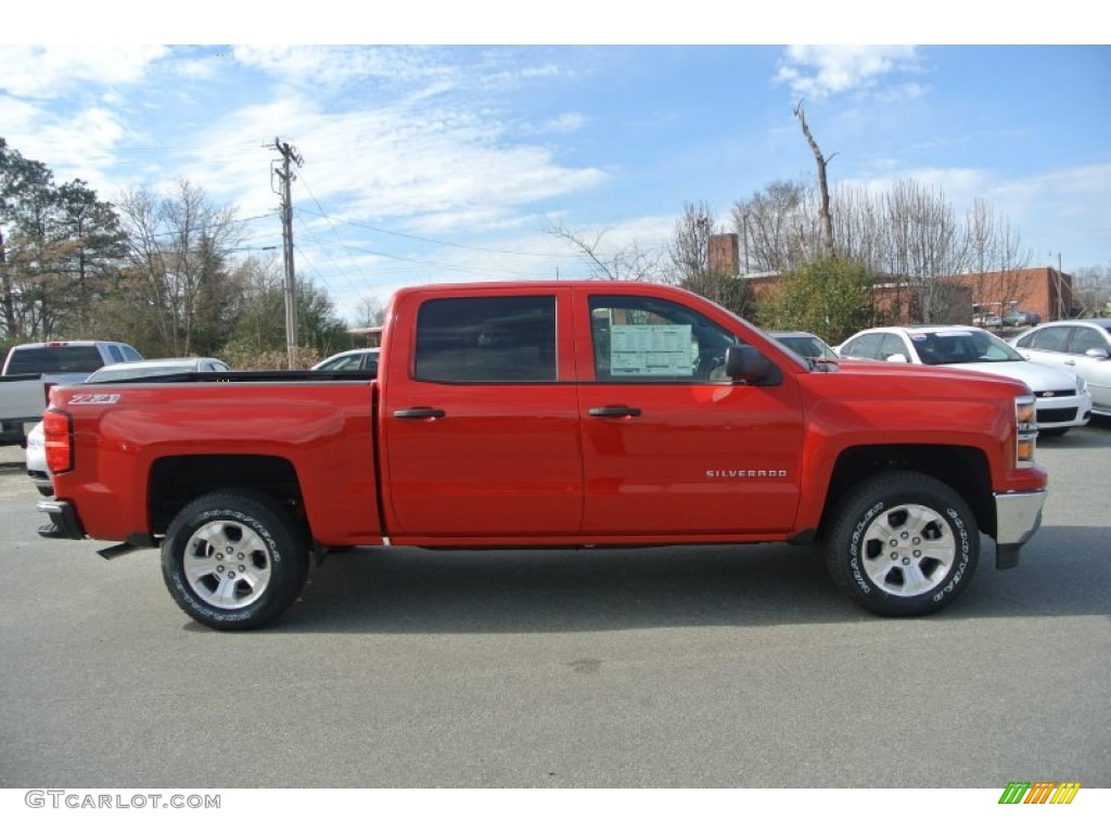 2014 Silverado 1500 LT Z71 Crew Cab 4x4 - Victory Red / Jet Black photo #6