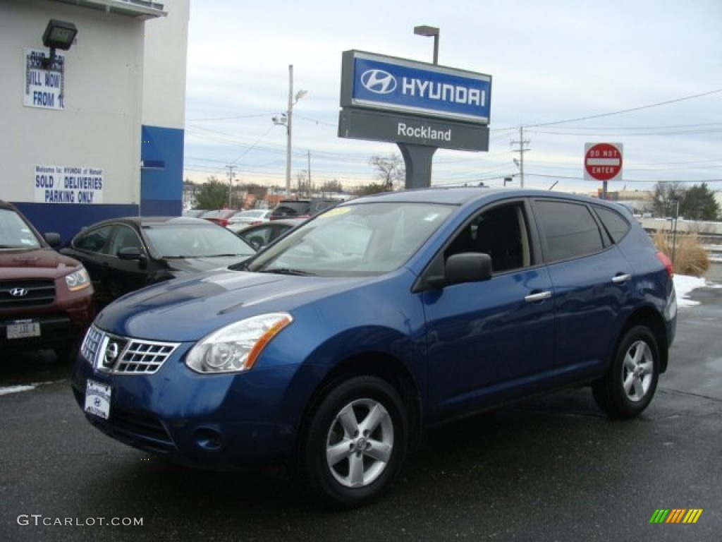 2010 Rogue S AWD 360 Value Package - Indigo Blue / Black photo #1