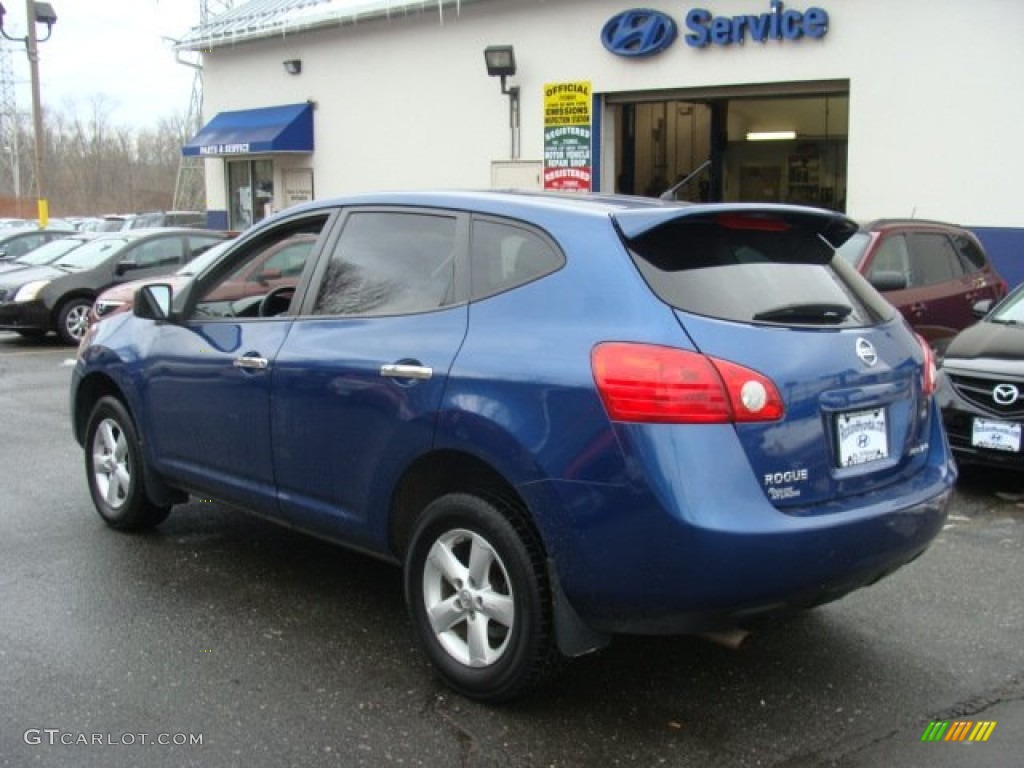 2010 Rogue S AWD 360 Value Package - Indigo Blue / Black photo #6
