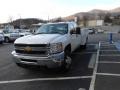 Summit White 2013 Chevrolet Silverado 3500HD WT Crew Cab 4x4 Chassis