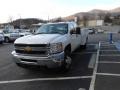 2013 Summit White Chevrolet Silverado 3500HD WT Crew Cab 4x4 Chassis  photo #1