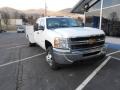 2013 Summit White Chevrolet Silverado 3500HD WT Crew Cab 4x4 Chassis  photo #3