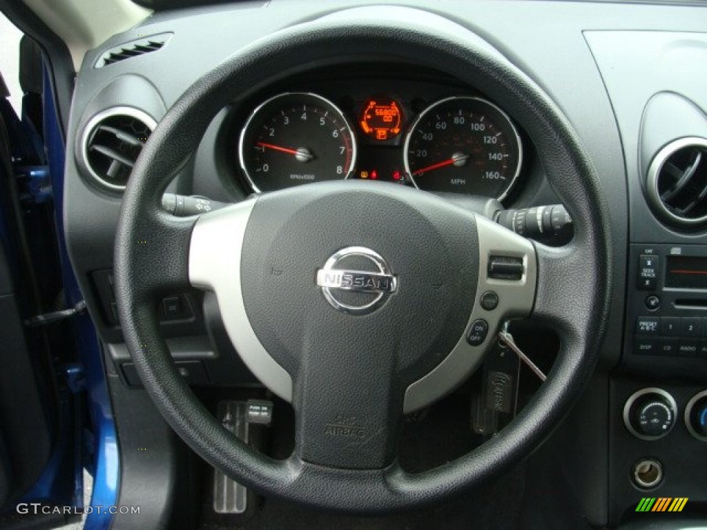 2010 Rogue S AWD 360 Value Package - Indigo Blue / Black photo #13