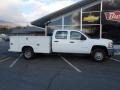 2013 Summit White Chevrolet Silverado 3500HD WT Crew Cab 4x4 Chassis  photo #4