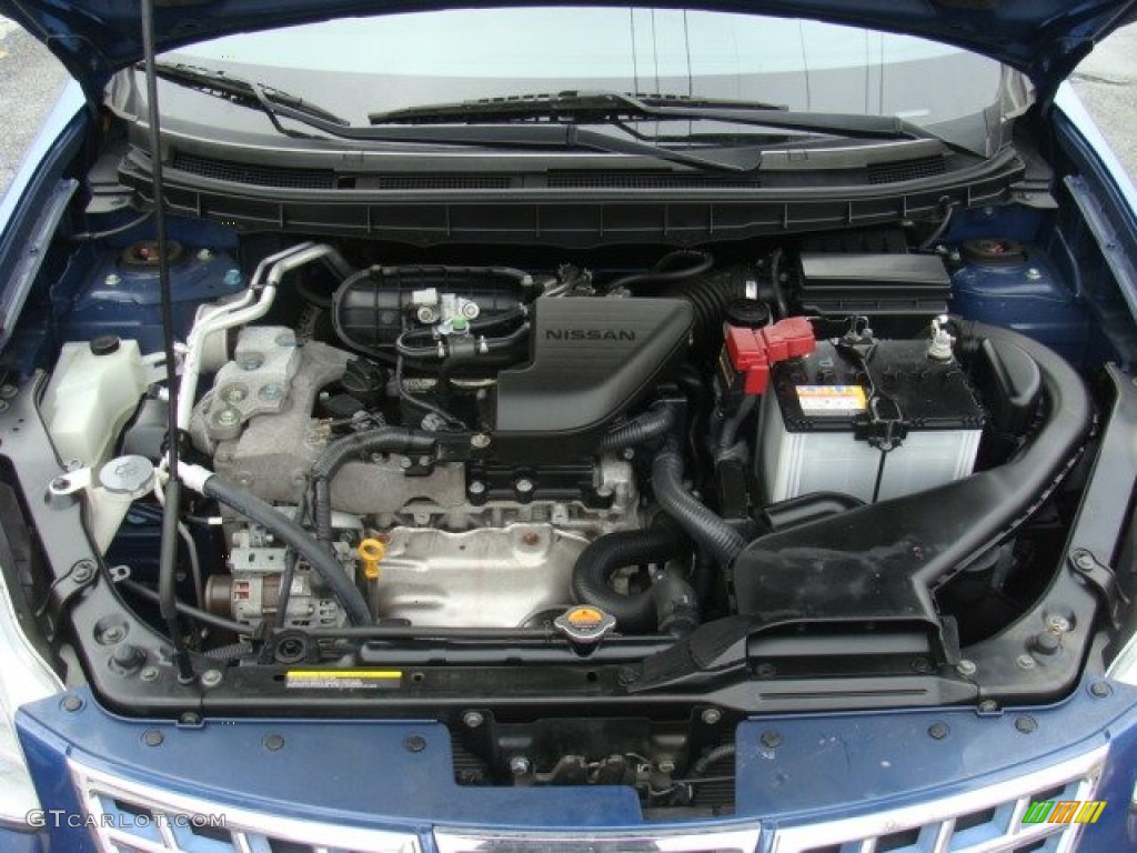 2010 Rogue S AWD 360 Value Package - Indigo Blue / Black photo #28