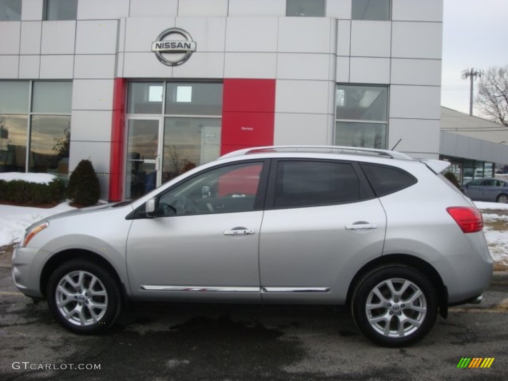 2011 Rogue S AWD - Silver Ice Metallic / Black photo #5