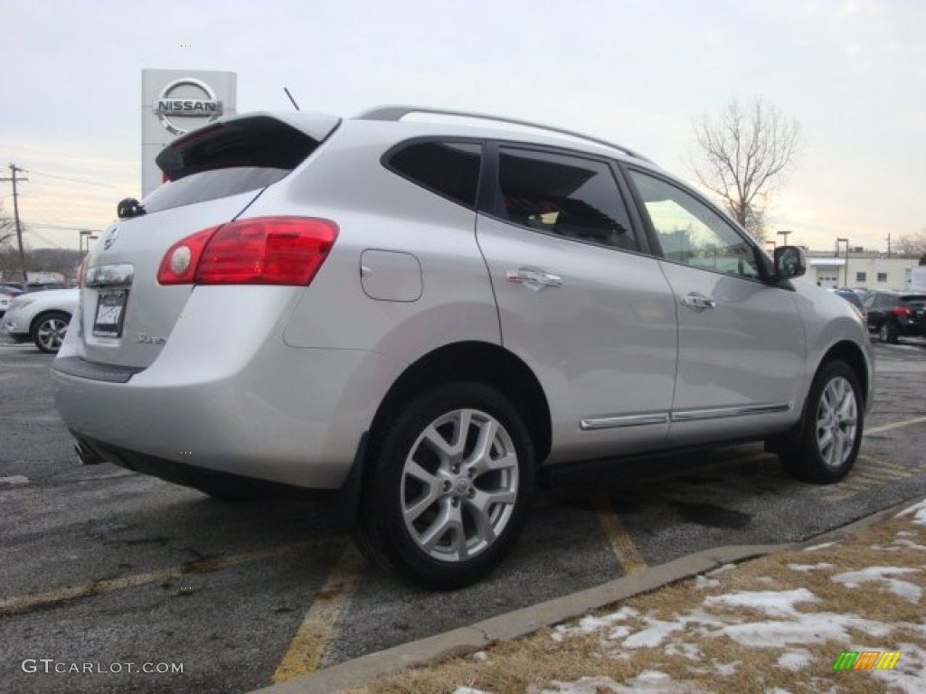 2011 Rogue S AWD - Silver Ice Metallic / Black photo #8