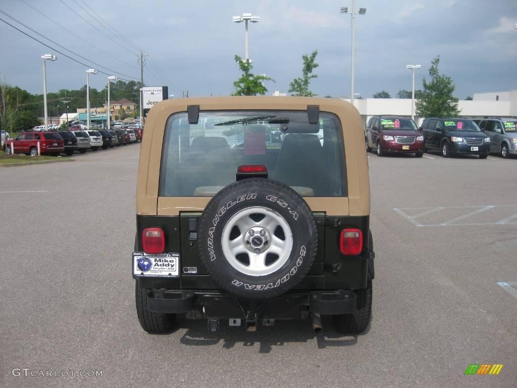 1995 Wrangler Rio Grande 4x4 - Moss Green Pearl / Spice Beige photo #10