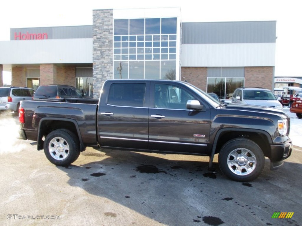 2014 Sierra 1500 SLE Crew Cab 4x4 - Iridium Metallic / Jet Black photo #1