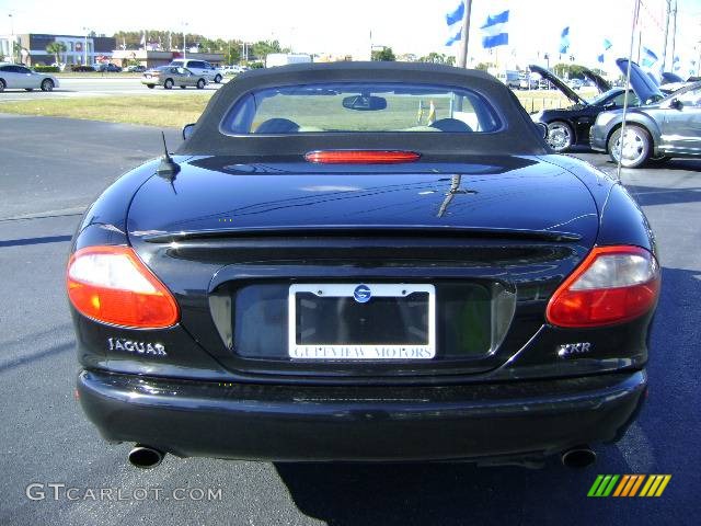 2000 XK XKR Convertible - Anthracite Black Mica / Oatmeal photo #4