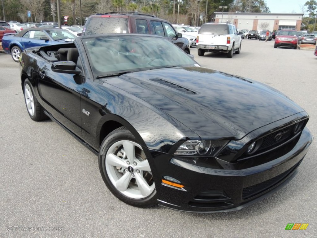 Black 2014 Ford Mustang GT Convertible Exterior Photo #90085824