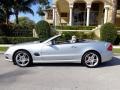 Iridium Silver Metallic 2006 Mercedes-Benz SL 500 Roadster Exterior