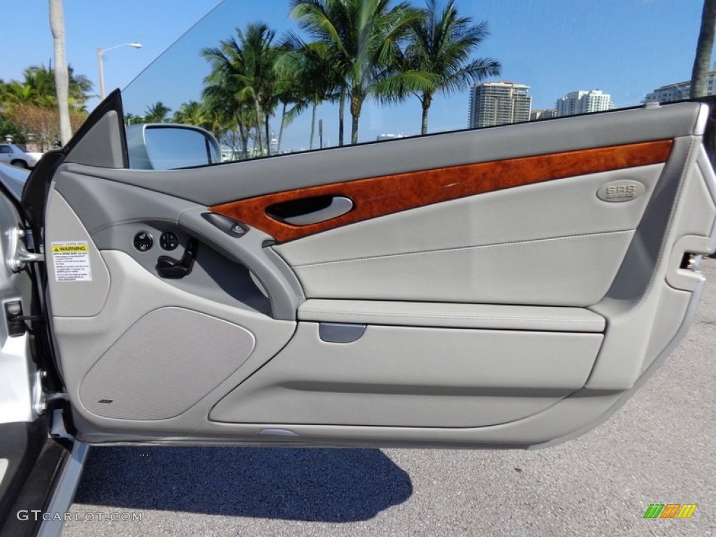 2006 Mercedes-Benz SL 500 Roadster Ash Door Panel Photo #90086880