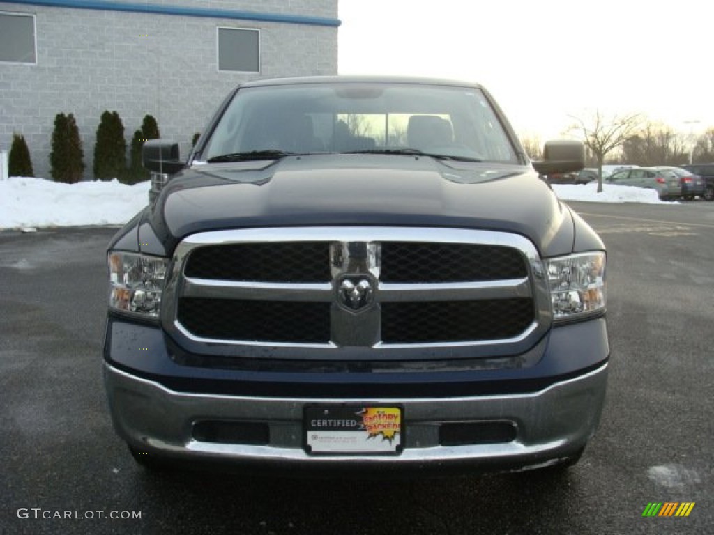 2013 1500 SLT Quad Cab 4x4 - True Blue Pearl / Black/Diesel Gray photo #2