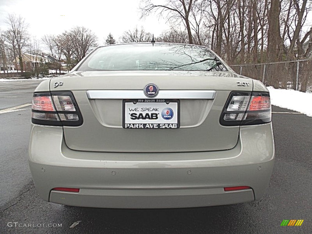 2008 9-3 2.0T Sport Sedan - Parchment Silver Metallic / Parchment photo #4