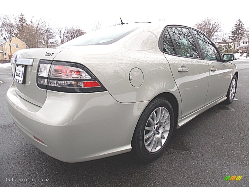 2008 9-3 2.0T Sport Sedan - Parchment Silver Metallic / Parchment photo #5