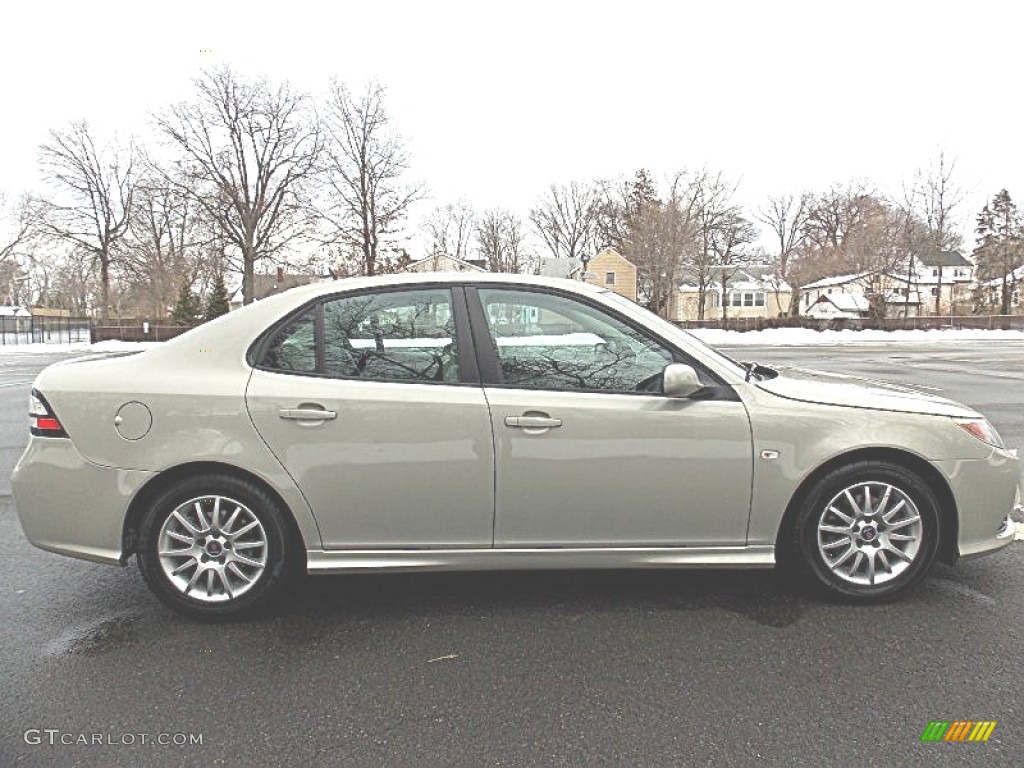 2008 9-3 2.0T Sport Sedan - Parchment Silver Metallic / Parchment photo #6