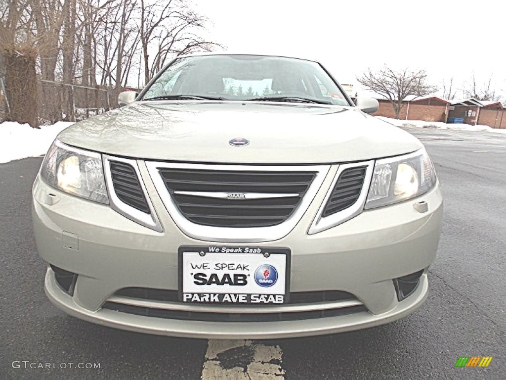 2008 9-3 2.0T Sport Sedan - Parchment Silver Metallic / Parchment photo #8