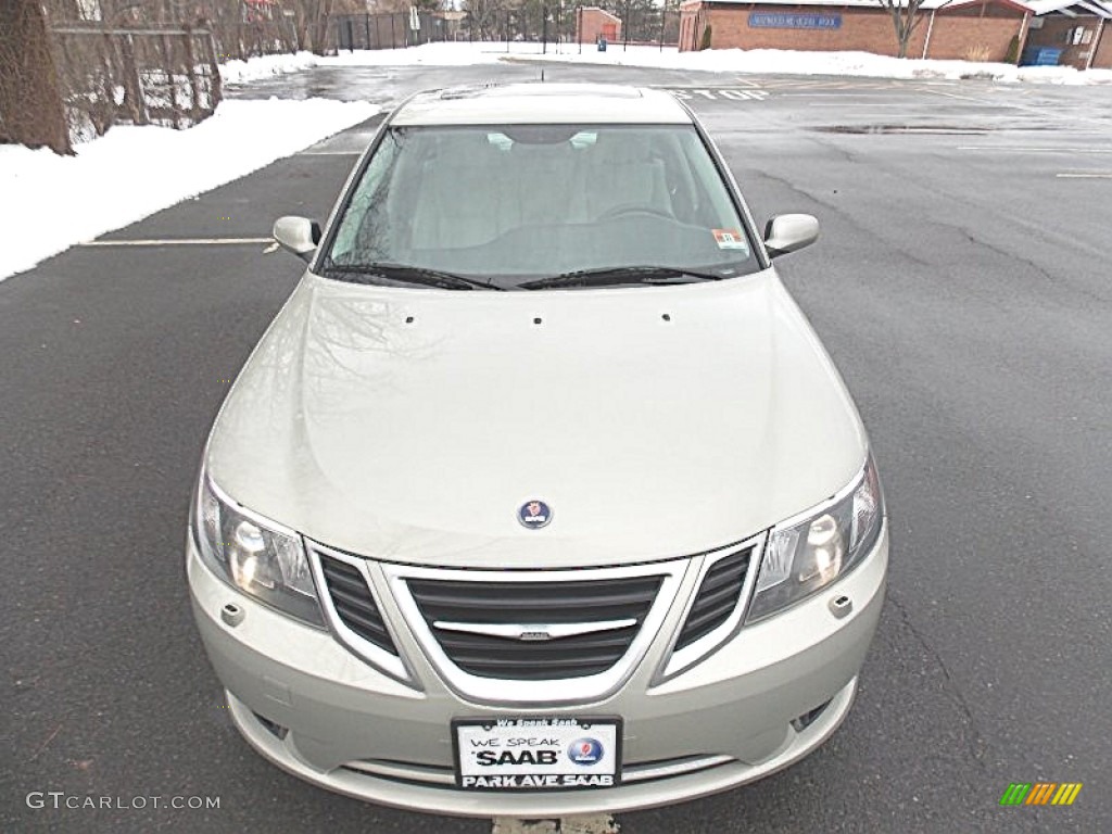 2008 9-3 2.0T Sport Sedan - Parchment Silver Metallic / Parchment photo #9