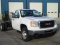 Summit White - Sierra 3500HD Regular Cab Dually Chassis Photo No. 2