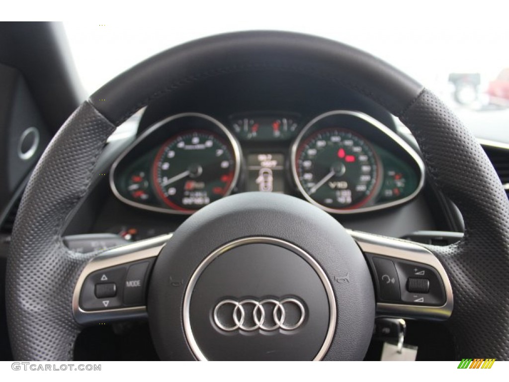 2014 R8 Spyder V10 - Sepang Blue Pearl Effect / Black photo #25