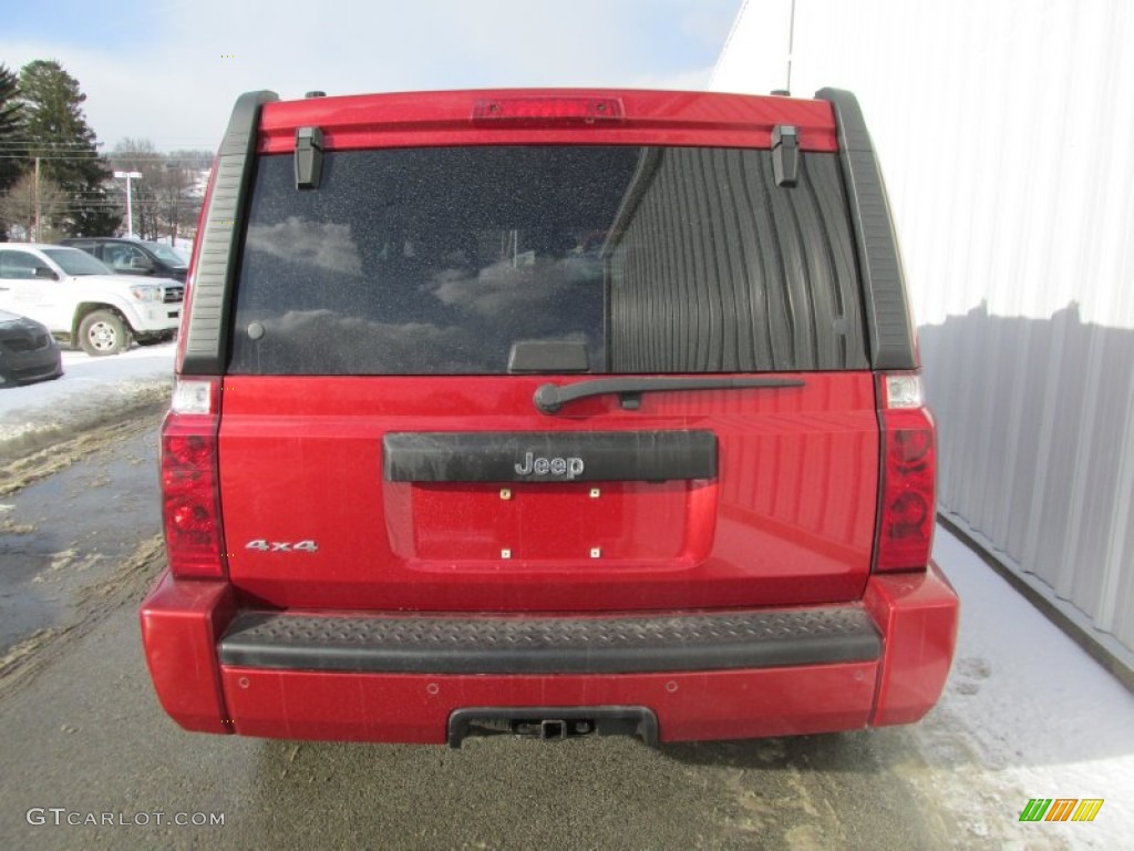 2006 Commander 4x4 - Inferno Red Pearl / Medium Slate Gray photo #5