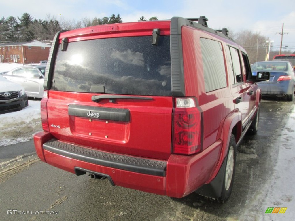 2006 Commander 4x4 - Inferno Red Pearl / Medium Slate Gray photo #6