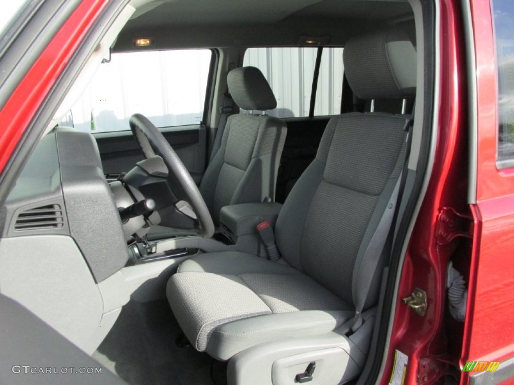 2006 Commander 4x4 - Inferno Red Pearl / Medium Slate Gray photo #12