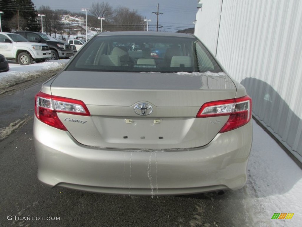 2013 Camry LE - Champagne Mica / Ivory photo #5