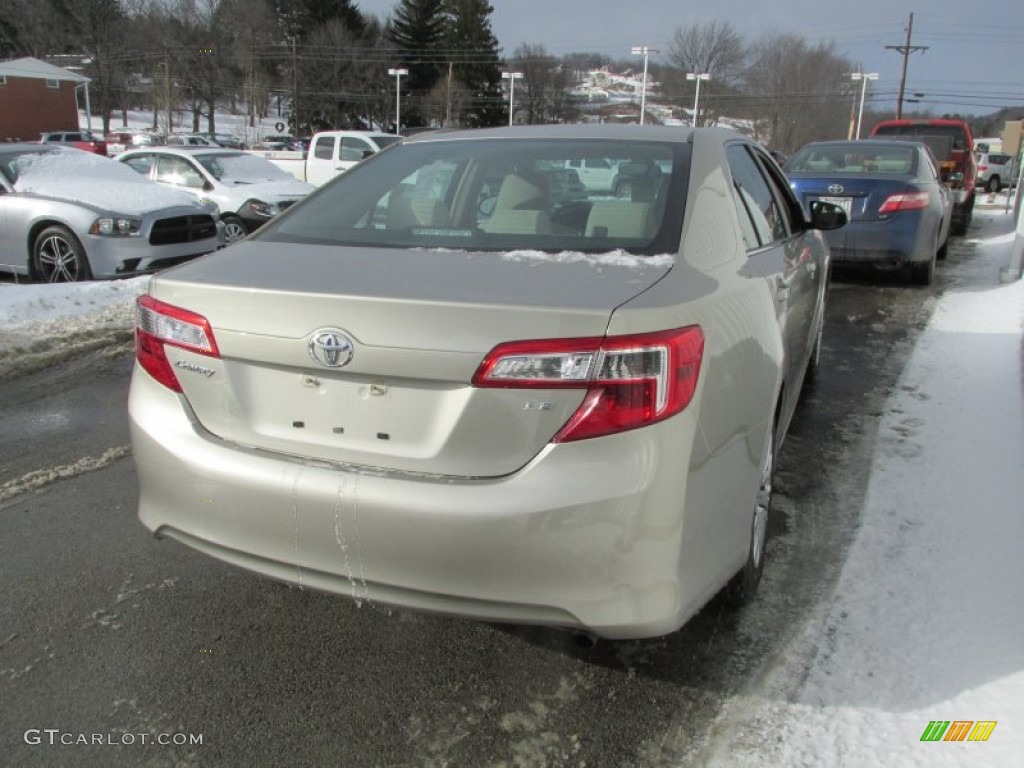 2013 Camry LE - Champagne Mica / Ivory photo #6