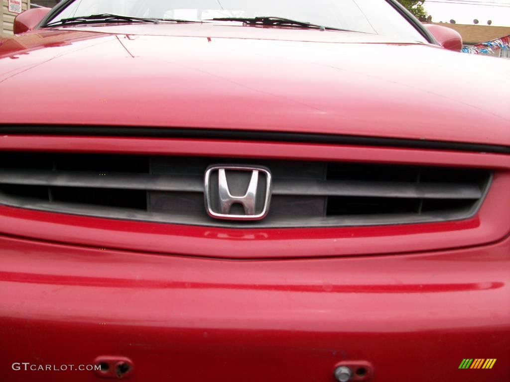 1997 Civic EX Coupe - Milano Red / Gray photo #5