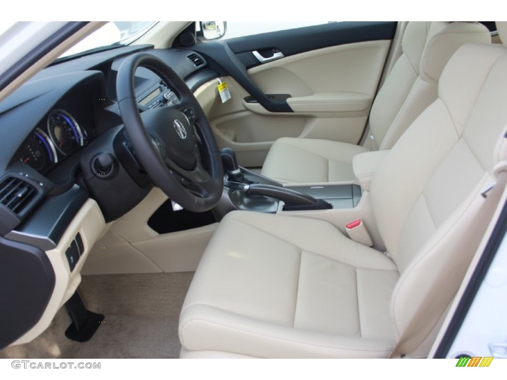 Parchment Interior 2014 Acura TSX Technology Sedan Photo #90089925