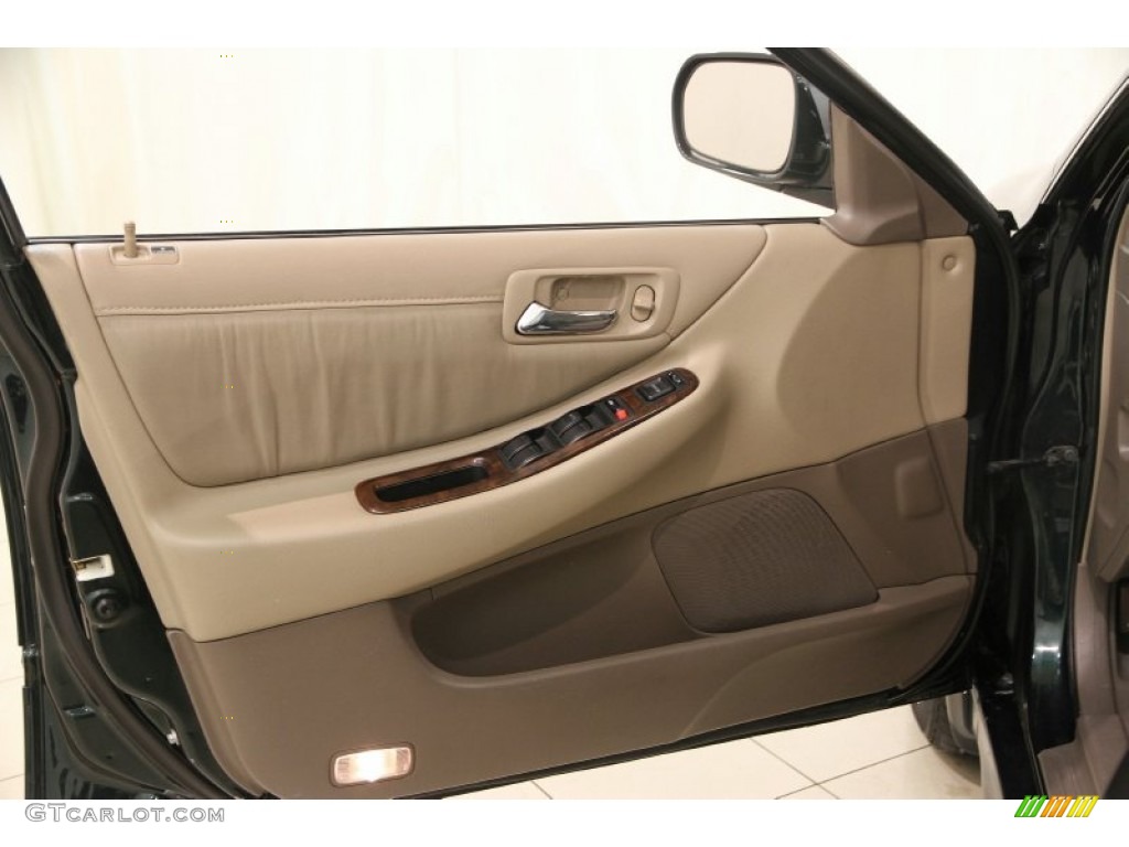 2001 Accord EX V6 Sedan - Dark Emerald Pearl / Ivory photo #4