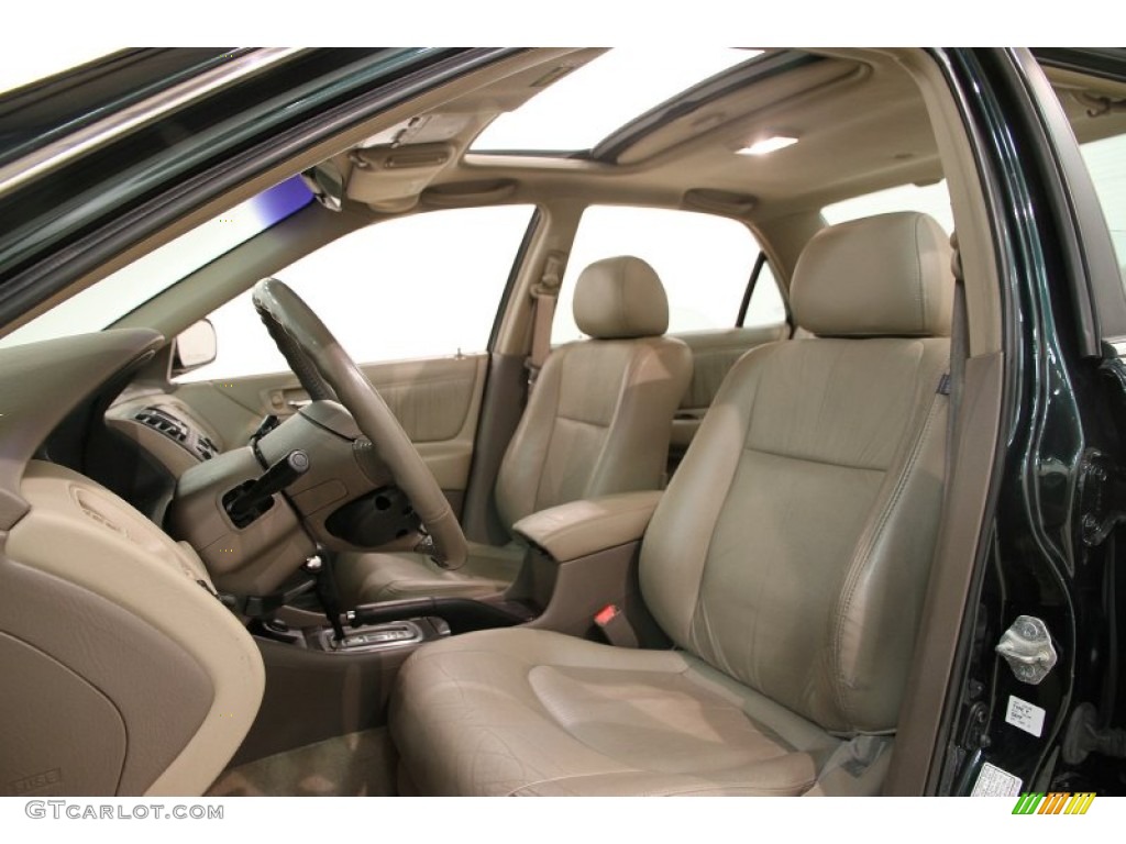 2001 Accord EX V6 Sedan - Dark Emerald Pearl / Ivory photo #8