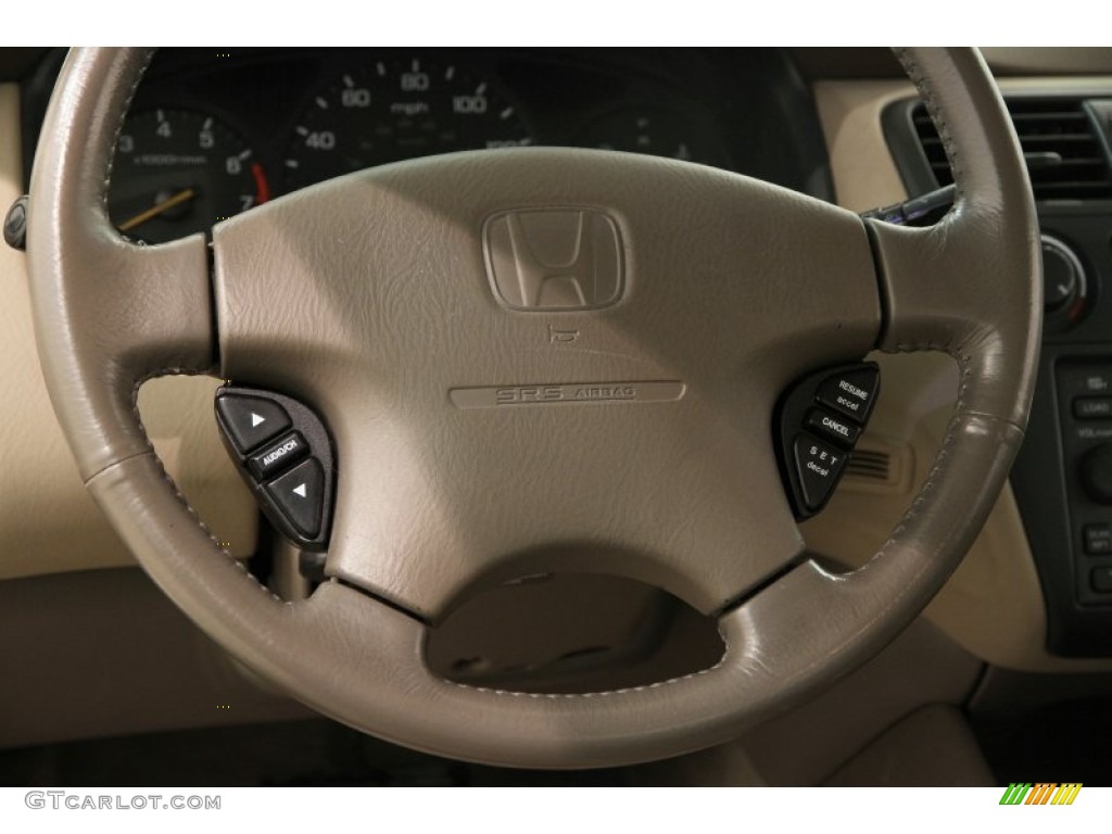 2001 Accord EX V6 Sedan - Dark Emerald Pearl / Ivory photo #10